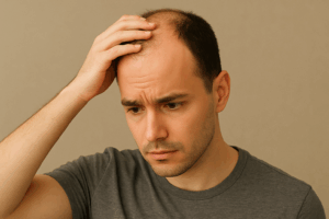 calvitie homme jeune