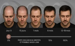 Étapes de la Repousse Après une Greffe