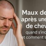 Maux de tête après une greffe de cheveux : quand s’inquiéter et comment soulager ?