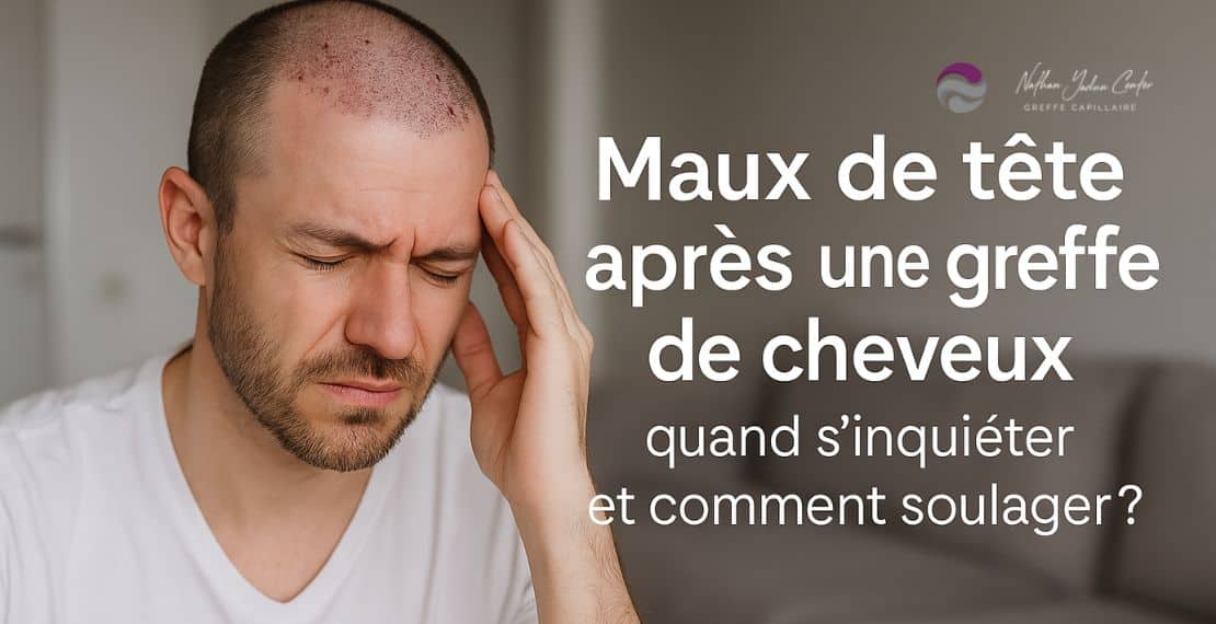 Maux de tête après une greffe de cheveux : quand s’inquiéter et comment soulager ?