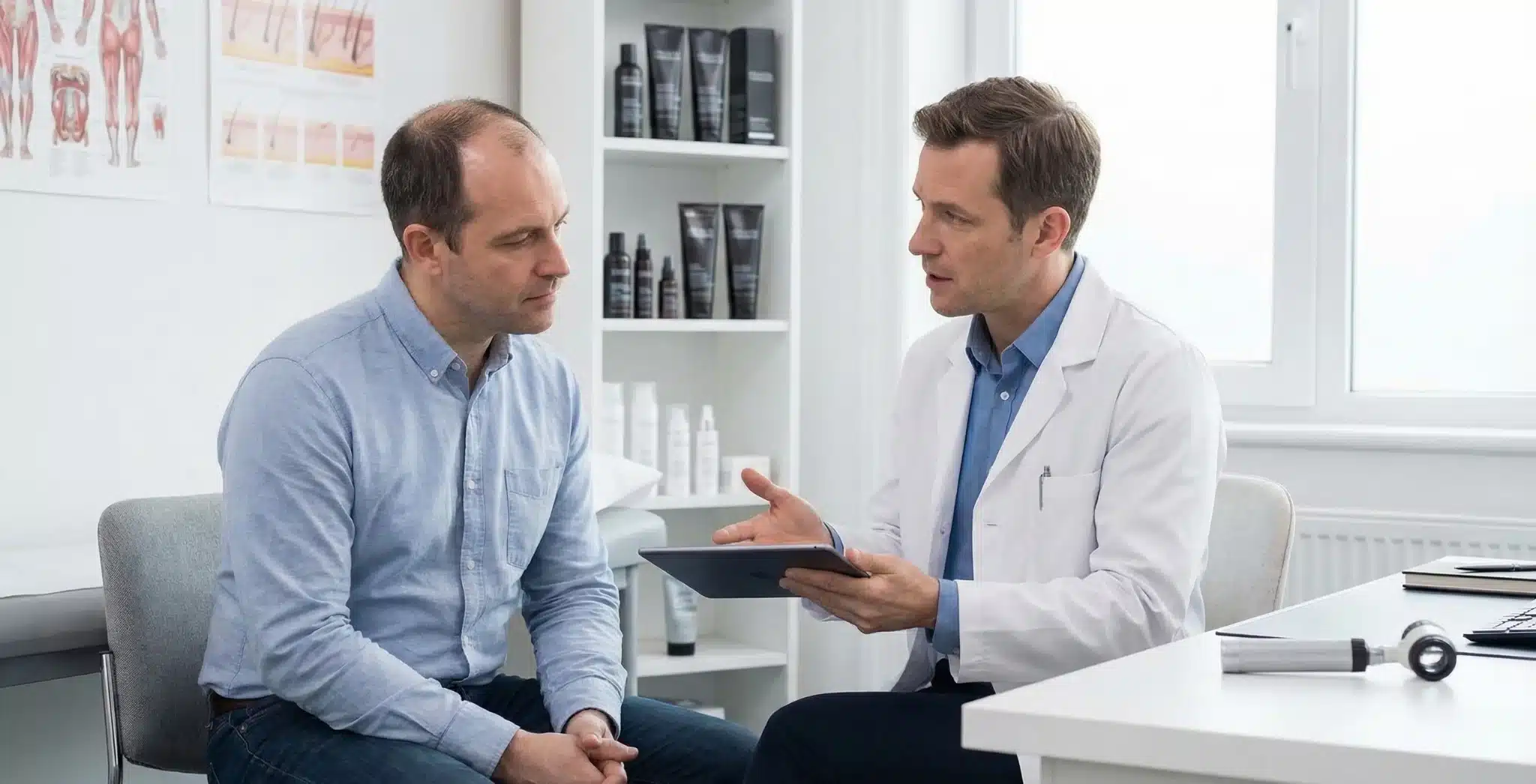 début de calvitie signes, causes et solutions NY Center Rouen